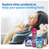 Clorox Fraganzia Small Room Air Freshener in Lavender with Eucalyptus |Peel & Place Air Freshener, No-Plug, Battery-Free for Closets, Laundry Room...