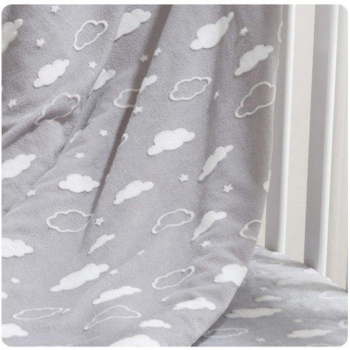 American Baby Company Heavenly Soft Chenille Sherpa Receiving Blanket, 3D Gray, 30" x 35", Warm and Cozy for Boys and Girls, Ideal for Baby Carrie...