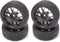 Apex RC Products 1/10 On-Road 12mm Black Mesh Wheels V Tread Rubber Tires (Set of 4) #5002...