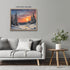 Posterizer 1 pcs-snowy jungle in winter in oil painting style-6-Landscape & Nature Art-GIft for Men Women Teens-Living Room Bedroom Decor- unframe...