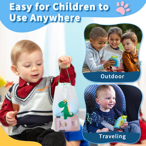 Toddler Toys Talking Flash Cards for 1 2 3 4 5 6 Year Old Boys and Girls, Autism Sensory Toys for Autistic Children, Learning Educational Montesso...
