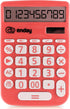 Calculator for Students Red, Basic Calculator 12 Digits Solar Powered Calculators Large Display Office Desktop Calculator Four Function Handheld D...