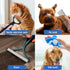 Pet Dematting Tool - Double-Sided Undercoat Rake for Dogs & Cats - Shedding Comb and Dematting Tool for Grooming...
