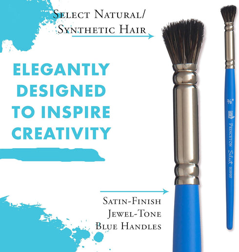 Princeton Select Artiste, Series 3750, Paint Brush for Acrylic, Watercolor and Oil, Deerfoot, 3/8 Inch...