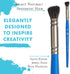 Princeton Select Artiste, Series 3750, Paint Brush for Acrylic, Watercolor and Oil, Deerfoot, 3/8 Inch...