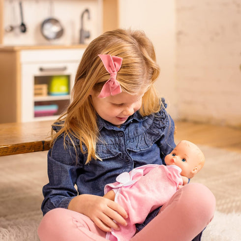 Baby's First Bathtime with Softina Pink Toy Doll, Lifelike Features, Machine Washable, for Ages 1+...