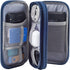Portable, Waterproof Electronics Accessories Case and Organizer Bag for Cables, USB Drives and Chargers...