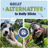 Pawstruck All Natural 11-12" Roasted Collagen Sticks for Dogs - Low Odor & Long Lasting Alternative to Bully Sticks and Rawhide Chews - Single Ing...