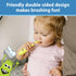 Dr. Brown's ToothScrubber Toddler Toothbrush, Triple-Sided Training Toothbrush with Suction Cup Base, Green, Baby Oral Care, Ages 1-4 Years...