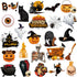 24 Pieces Halloween Refrigerator Magnets Pumpkin Ghost Magnets Halloween Decorative Car Fridge Magnetic Stickers Halloween Magnets Decorations for...
