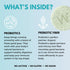 WELLBEING NUTRITION Daily Probiotic + Prebiotic| Plant Based |18 Billion CFU, 6 Strains for Men & Women with Organic Prebiotic Fiber for Digestion...
