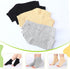 9 Pairs Toeless Socks for Women Cotton Pedicure Socks Flip Flop Open Toe Socks Women, Black Gray Pale Yellow, One Size...