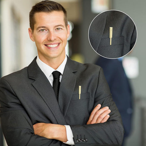 6 Pieces Metallic Ballpoint Pen Slim Retractable Ballpoint Pen Black Ink Metal Pen Mini Conical Ballpoint Pen and 6 Refills for Wedding Business O...