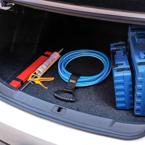 LuBanSir Extension Cord Storage Straps, 28" (2 Pack) Heavy-Duty Hook and Loop Straps with Carrying Handle fit Extension Cord, Garden Water Hoses a...