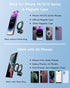 Magnetic Car Phone Mount for iPhone 15/14/13/12 Pro Max Mini & MagSafe Cases - 360 Degrees Rotation, One-hand Operation, Super Strong Magnet Force...