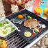 Baking and Frying Pan, 11.8 Inch x 9.8 Inch Iron Plate with Two Handle for Roast Meat, Baking Cake, Bread and other Foods (1)...