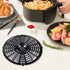 Air Fryer Replacement Parts Tray, Upgraded 5.0QT Round Grill Crisper Plate Non-Stick Coating Air Fryer Accessories Rack with Rubber Bumpers fir fo...