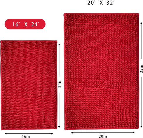 Eanpet Chenille Bath Mat Non-Slip Microfiber Floor Mat Baby Bath Mat for Kids Ultra Soft Washable Bathroom Dry Fast Water Absorbent Shower Mat Are...