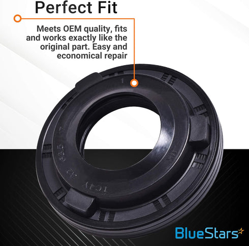 Ultra Durable WH02X10383 Washer Tub Seal Replacement Part by Blue Stars – Exact Fit For GE & Hotpoint Washers - Replaces WH02X10032 WH02X1196 PS4704237