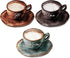 Blulu 3 Pcs Coffee Wooden Wall Art Decor Coffee Cup Wooden Wall Sign Retro Java Letter Mocha Sign Farmhouse Decorations for Kitchen Dessert Shop H...