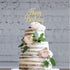 Happy Birthday Cake Topper - Premium Gold Metal - Happy Birthday Party Sparkly Rhinestone Decoration Makes a Great Centerpiece - Now Protected in ...