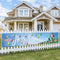 Probsin He is Risen Banner 120" x 20" Happy Easter Banner Decorations Party Supplies Eggs Cross Home Decor with Brass Grommets for Outside Indoor ...