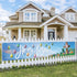 Probsin He is Risen Banner 120" x 20" Happy Easter Banner Decorations Party Supplies Eggs Cross Home Decor with Brass Grommets for Outside Indoor ...
