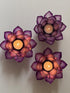 Capiz Shell Lotus Flower Decor Tealight Candle Holder for Serene Ambiance - Handmade Decorative Candle Holders for Meditation, Yoga, and Relaxatio...