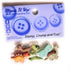 The Playful Dinosaur Collection by Dress It Up Buttons and Embellishments - 5 Pieces - Stomp, Chomp and Roar...
