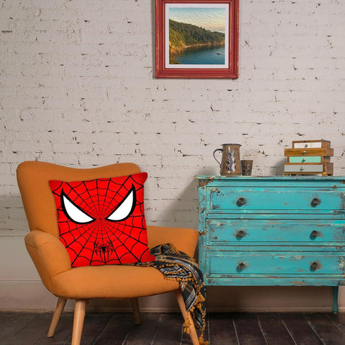 Spider Velvet Throw Pillow Covers, 18"x18" Spider Throw Pillow Covers for Sofa Bedroom Office Chair Couch Living Room Decorations...