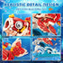 678 Piece STEM Building Block Toys 8.19" x 4.57" x 7.5"(L x W x H) Koi Fish Building Set with Base,Office or Home Decor,Creative Projects Crafts K...