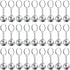 Henoyso 36 Pcs Mirror Disco Ball Keychain Mini 70s Disco Keychain Bulk Small Silver Disco Ball Decoration for 1970s Party Favors Decorations Mardi...