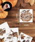 24Pcs Fall Stencils 3x3 in Reusable,Small Fall Stencil for Painting on Wood- Autumn Templates for Thanksgiving DIY Crafts Ornaments Wood Slice...