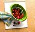 Preserve Small Colander, Made from Recycled Plastic, 1.5 Quart Capacity, White...