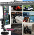 Metal Magnetic Phone Mount with Video Recording Stand, Gym Phone Holder,Attracts to Any Ferrous Metal Surface, Designed for Gym, Motorcycles Tank,...