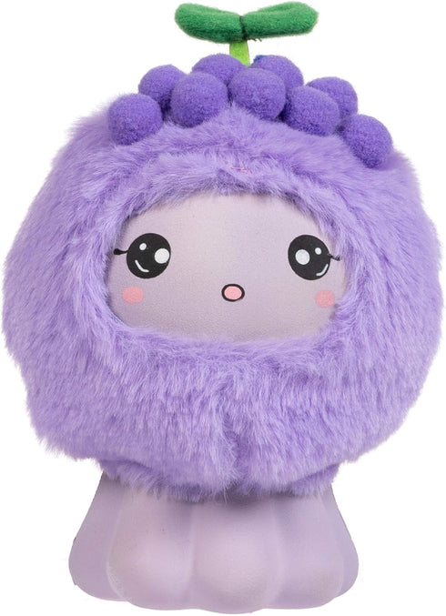 ADORA Soft & Squishy Grape Fruit Plush, Farm Fresh Scented Plush Toy Birthday Gift for Ages 1+ - Goofy Grape...