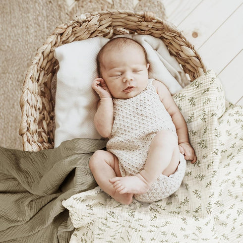 Baby Muslin Swaddle Blankets: Soft Receiving Blanket for Newborn - Cotton Swaddling Blanket for Neutral 2Pack(Leaf Autumn)...