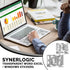 SYNERLOGIC Windows + Word/Excel (for Windows) Quick Reference Guide Keyboard Shortcut Stickers, No-Residue Vinyl (Clear/Small/Combo/5sets)...
