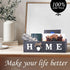 Bathroom Decor Box Toilet Paper Storage Box Bathroom Wood Tank with Home Sign Rustic Paper Holder Box Decor for Farmhouse Home Kitchen Bathroom Co...