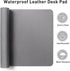 Leather Desk Pad Protector,Mouse Pad,Office Desk Mat, Non-Slip PU Leather Desk Blotter,Laptop Desk Pad,Waterproof Desk Writing Pad for Office and ...