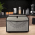 kwmobile Cover Compatible with 2 Slice Toaster - Cover for Toaster - Indian Sun Grey...