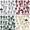 LovesTown 120PCS Army Men Toy Soldiers, Plastic Toy Soldiers Red Green Silver Beige Military Action Figures for Boys Birthday Gift...