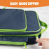 Insulated Lunch Box w Snack Pocket & Water Bottle Holder-Girls or Kids School Lunchbox Tote Keeps Food Hotter or Colder Longer-Reusable Bag Fits M...