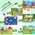 Puzzles for Kids Ages 3-5, Wooden Jigsaw Puzzles 24-30 Pieces for Toddler Children Learning Educational Puzzles 3 4 5 6 Year Toys for Boys and Gir...