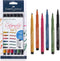 Faber-Castell Calligraphy Pitt Artist Pen Set - Multi Colored Calligraphy Pens (6 Count)...