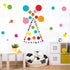 PARLAIM Wall Stickers for Bedroom Living Room, Polka Dot Wall Decals for Kids Boys and Girls (130 Circles)...