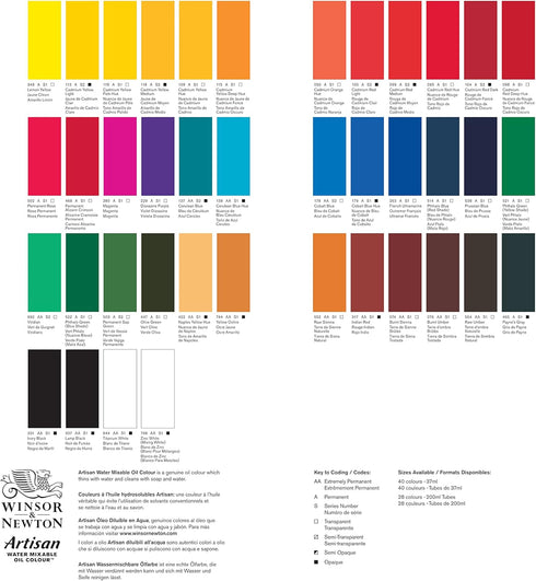 Winsor & Newton Artisan Water Mixable Oil Colour, 1.25-oz (37ml), Cobalt Blue...