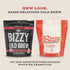 Bizzy Organic Cold Brew Coffee | Smooth & Sweet Blend | Coarse Ground Coffee | Medium Roast | Micro Sifted | Specialty Grade | 100% Arabica | Brew...