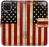 Case for Galaxy A12, Retro American Flag Leather Flip Phone Case Wallet Cover with Card Slot Holder Kickstand for Samsung Galaxy A12 2021...