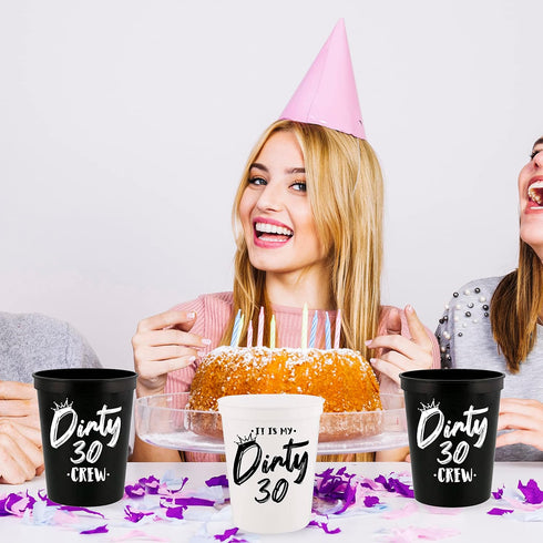 It Is My Dirty 30 Years Old Dirty 30 Crew Cup Stadium Party Cup 30th Birthday Favors Wedding Favors Dirty 30 Birthday Decorations 30th Birthday Cu...